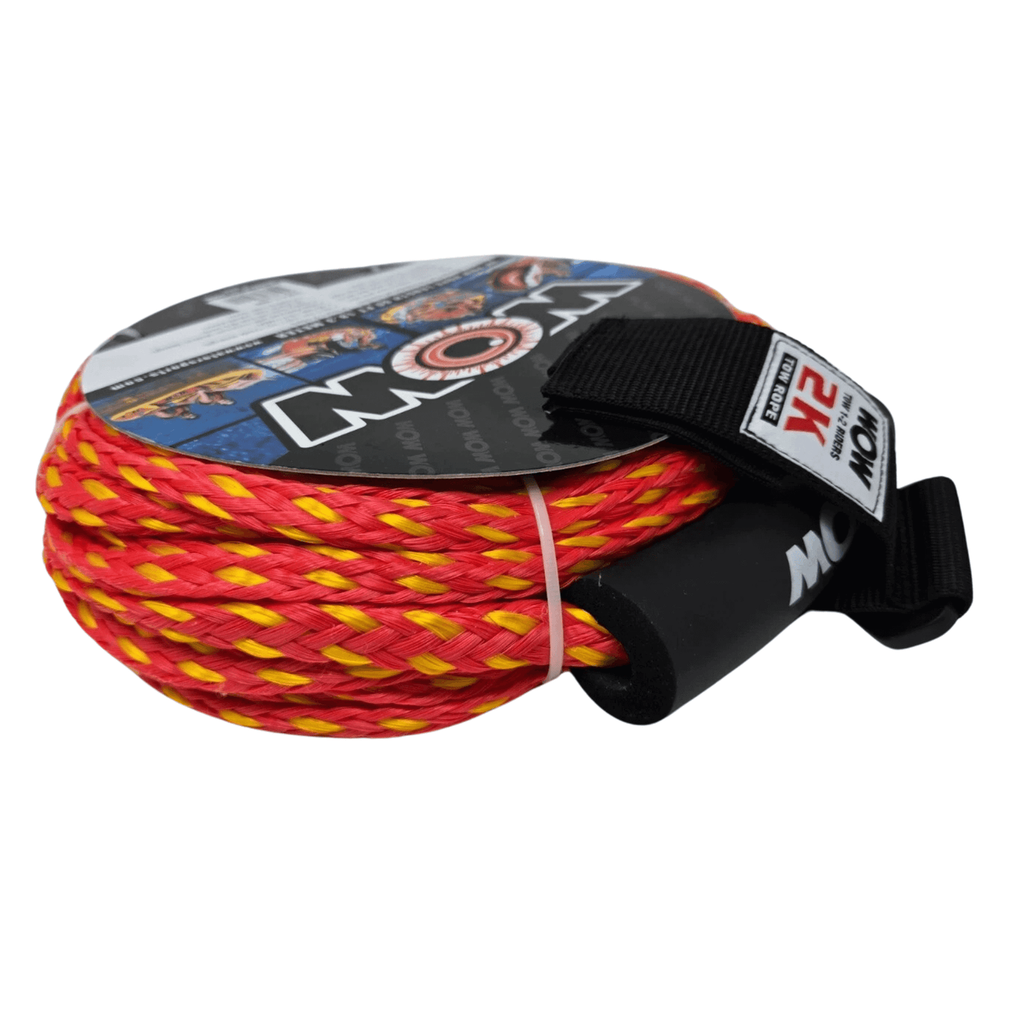 WOW Watersports 2K 60' Tow Rope Tube Up to 2 Riders With a Floating Foam Buoy