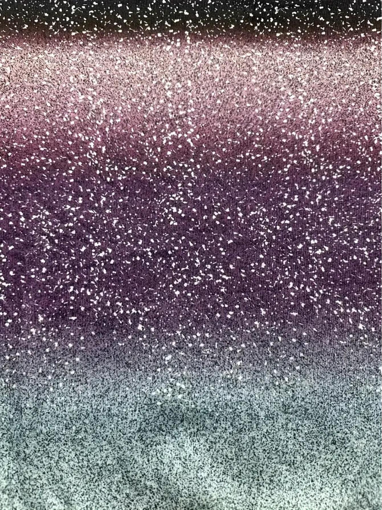 Chic Starry Sky Gradient Ombre Pullover