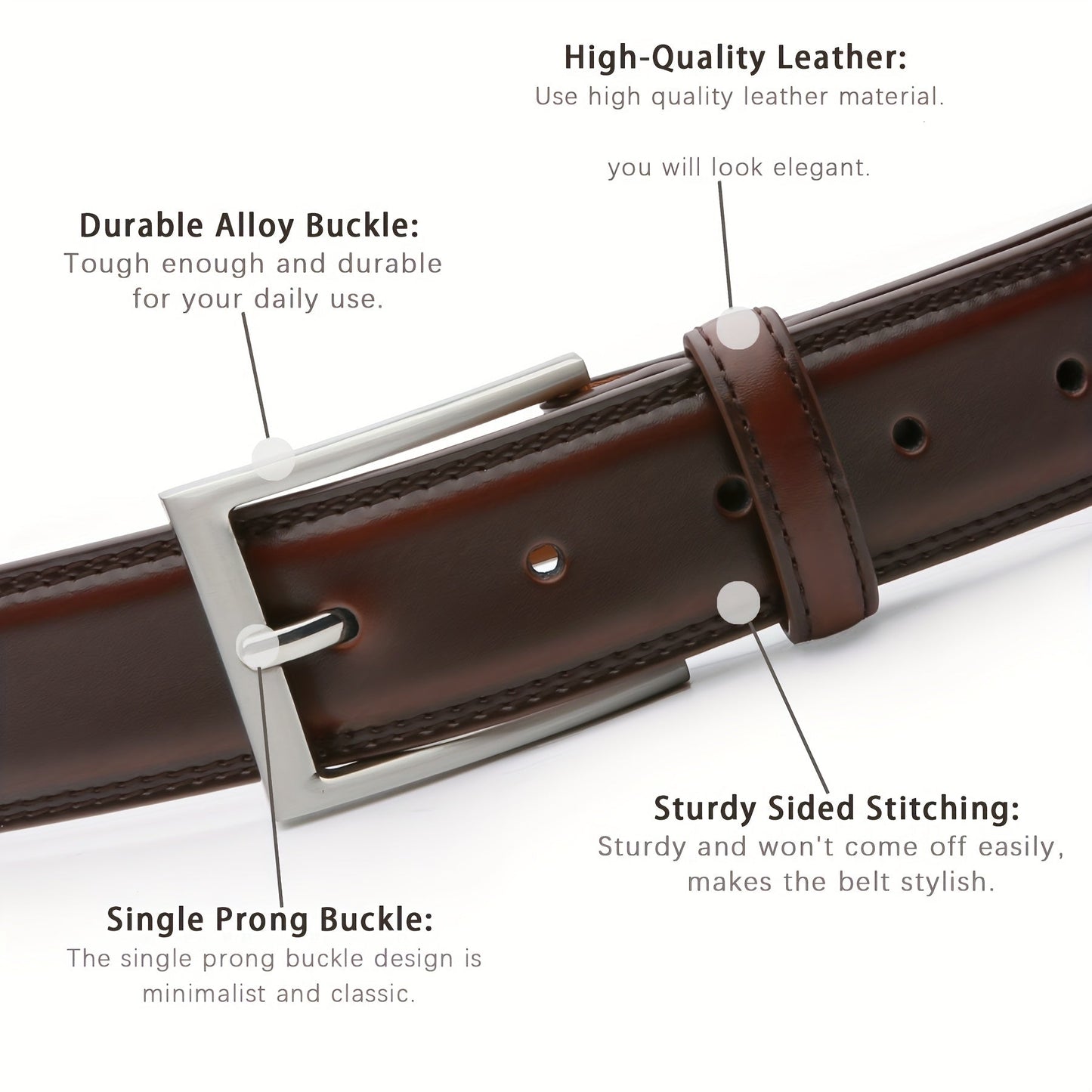 Men's Genuine Leather Cowhide Belt