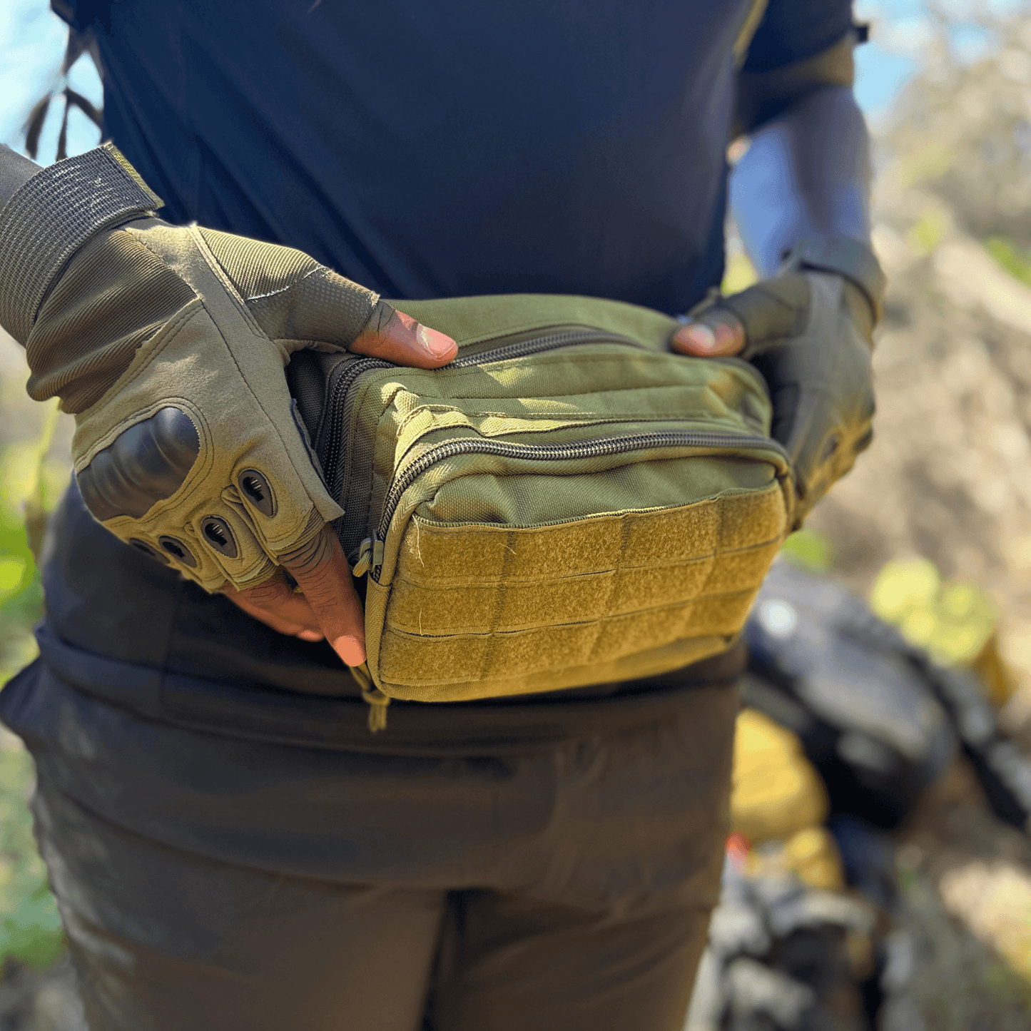 JupiterGear Tactical Military Fanny Pack Waist Bag & MOLLE EDC Pouch For Outdoor Activities