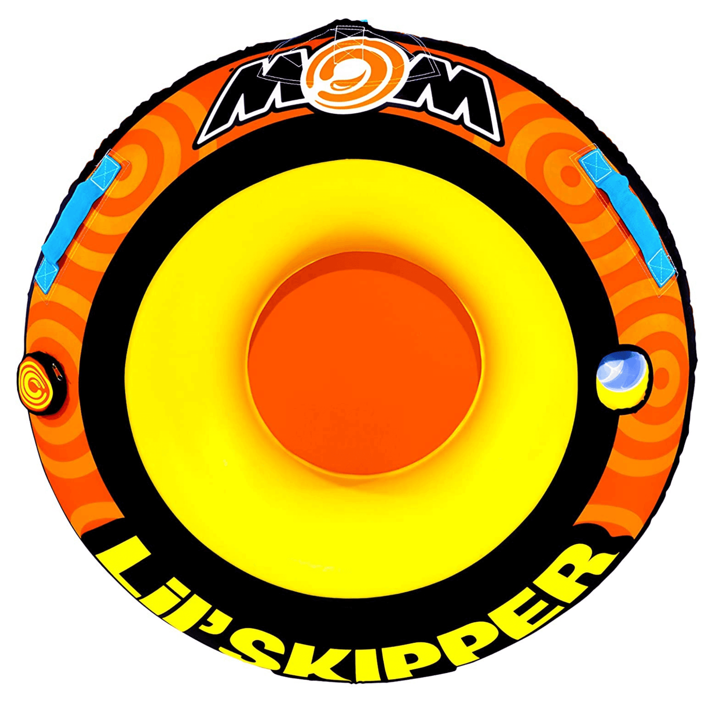 WOW Waterports Lil' Skipper 1 Person Towable w Fast Inflate and Built-In Cup Holder