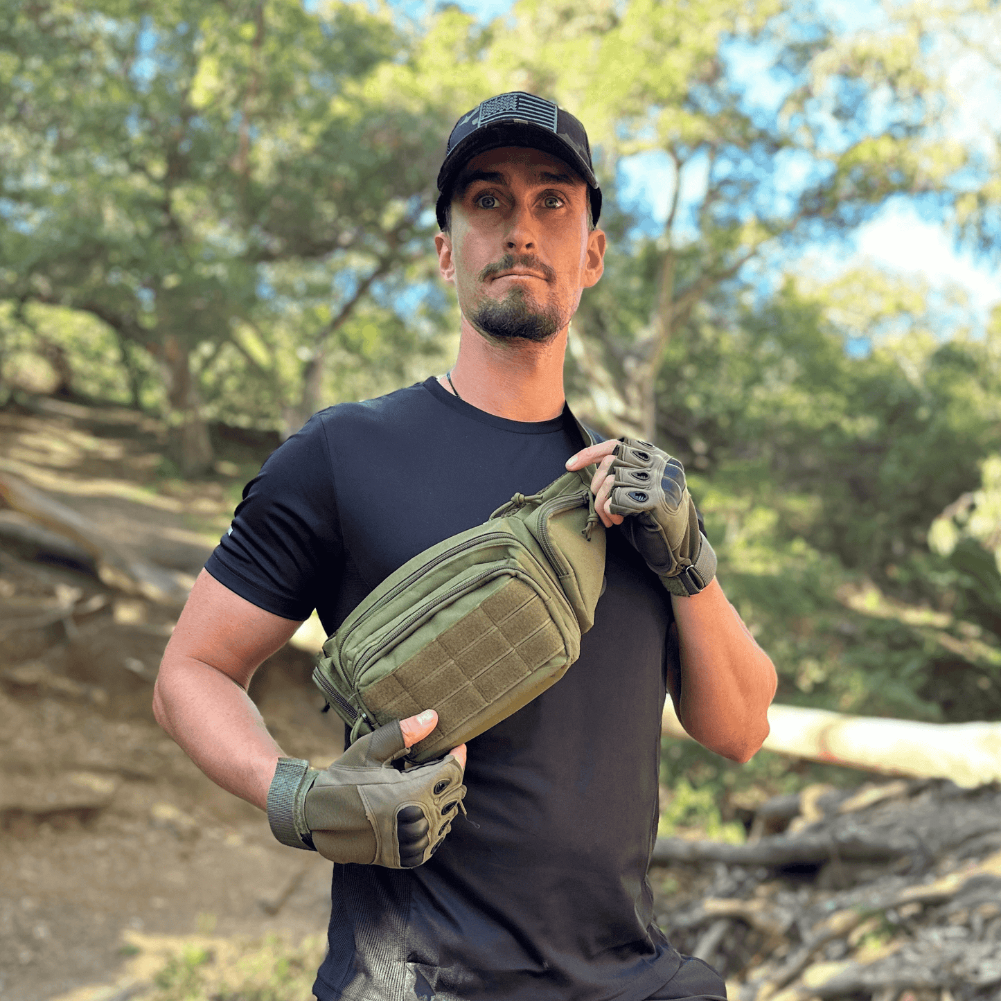 JupiterGear Tactical Military Fanny Pack Waist Bag & MOLLE EDC Pouch For Outdoor Activities