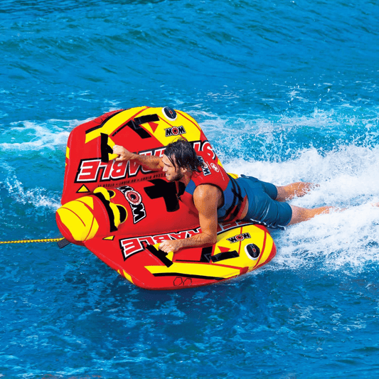 WOW Watersports Take Control of the Ride 1 or 2 P Inflatable Steerable Tube