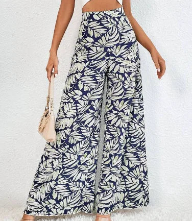 High Waist Wide Leg Pants Skirt Trousers