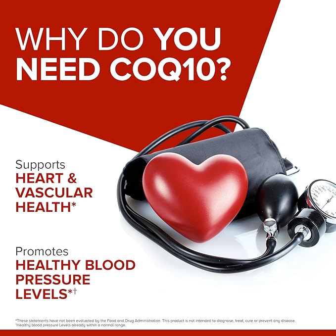 💓 Qunol Ultra CoQ10 100mg – 3X Better Absorption | 120 Softgels | Antioxidant for Heart Health & Energy Support