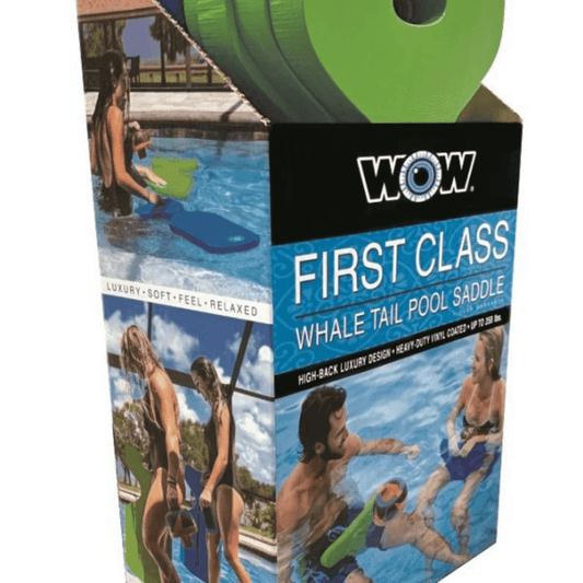 WOW Watersports First Class Dipped Foam Whale Tail Saddle Seats 6pck Blue
