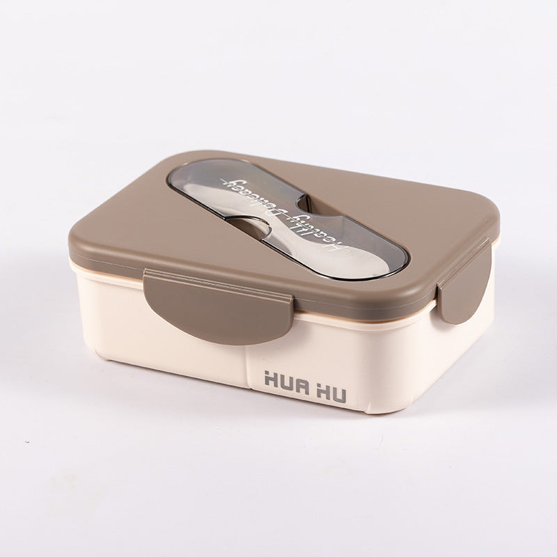 Japanese style simple portable compartment lunch box microwaveable lunch box