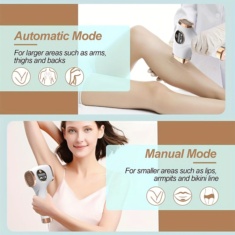 Painless IPL Hair Removal Lasting Results Full Body Home Use