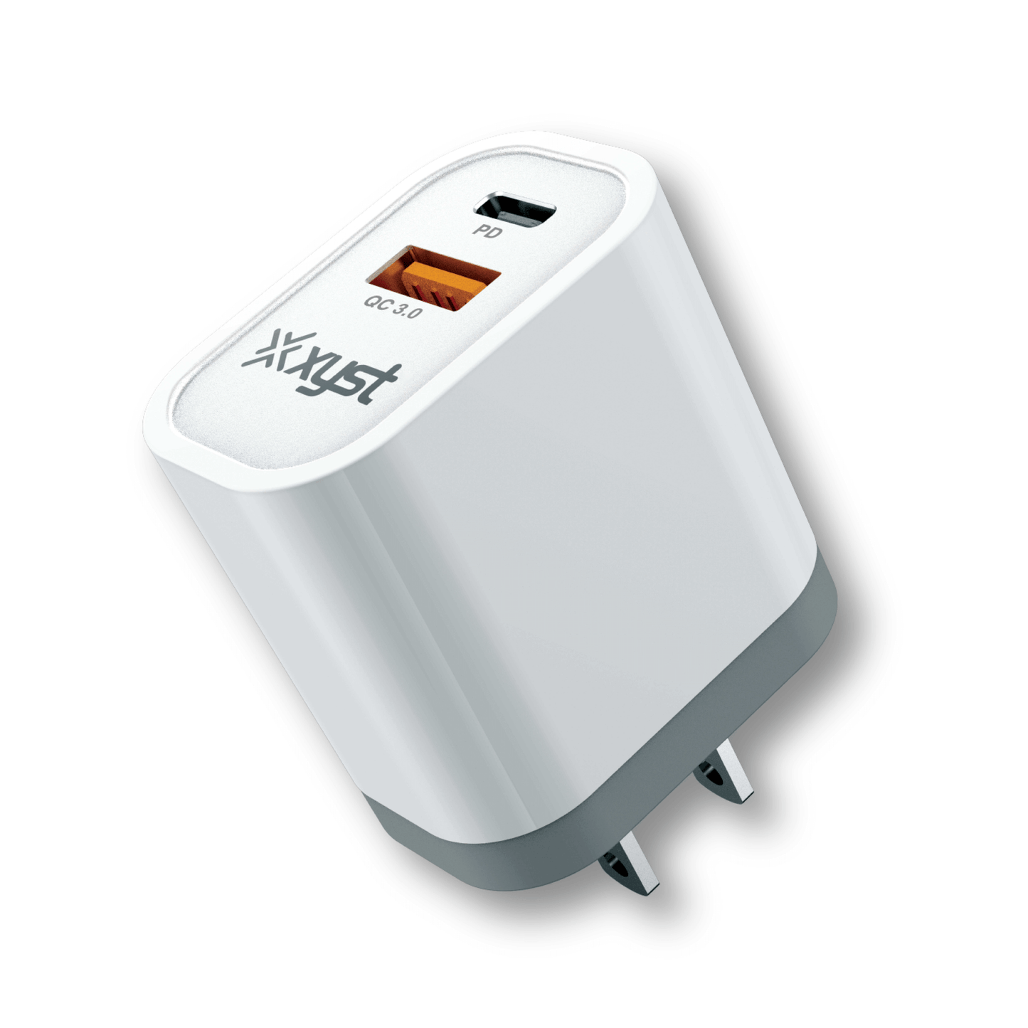 Xyst 3.4-Amp Dual USB Wall Charger with USB Port and USB Type-C Port