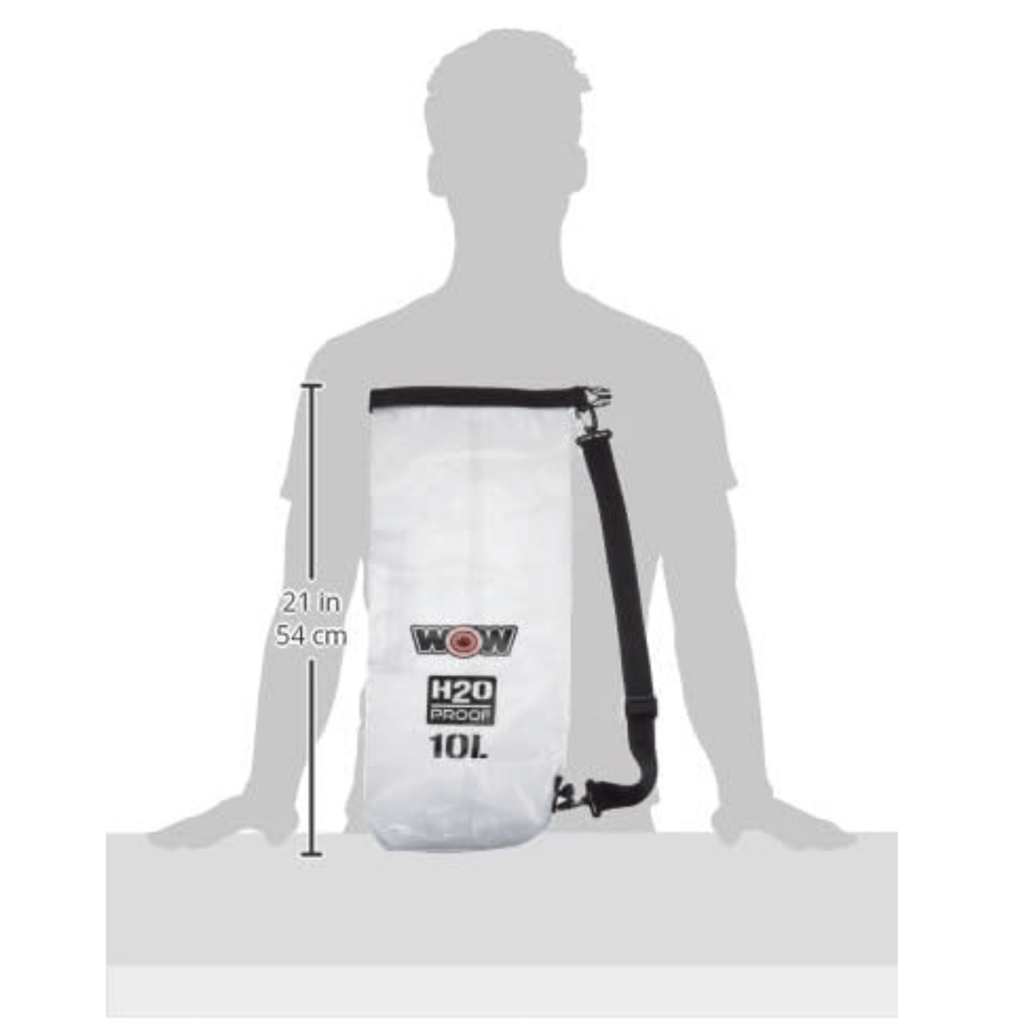 WOW Watersports H2O Proof 10L Drybag Clear