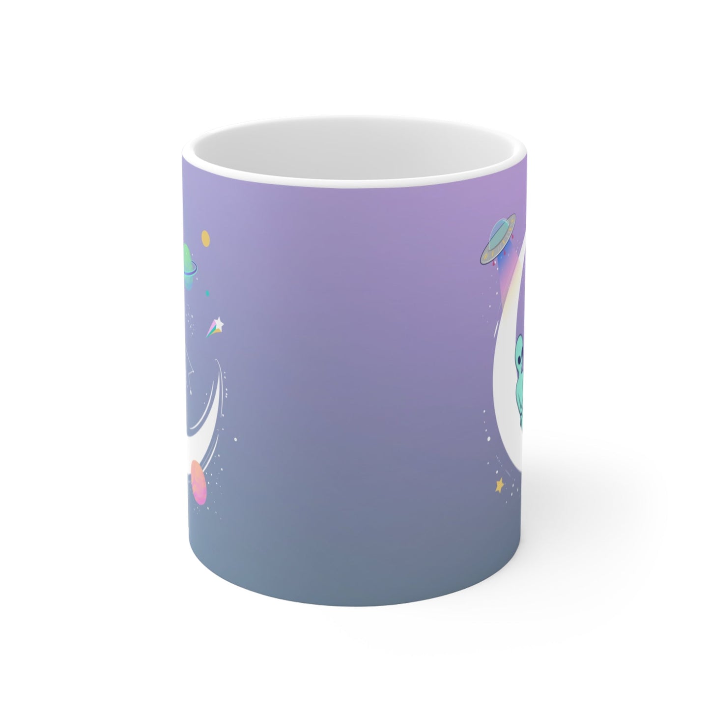 Chilling Alien Purple Mug 11oz