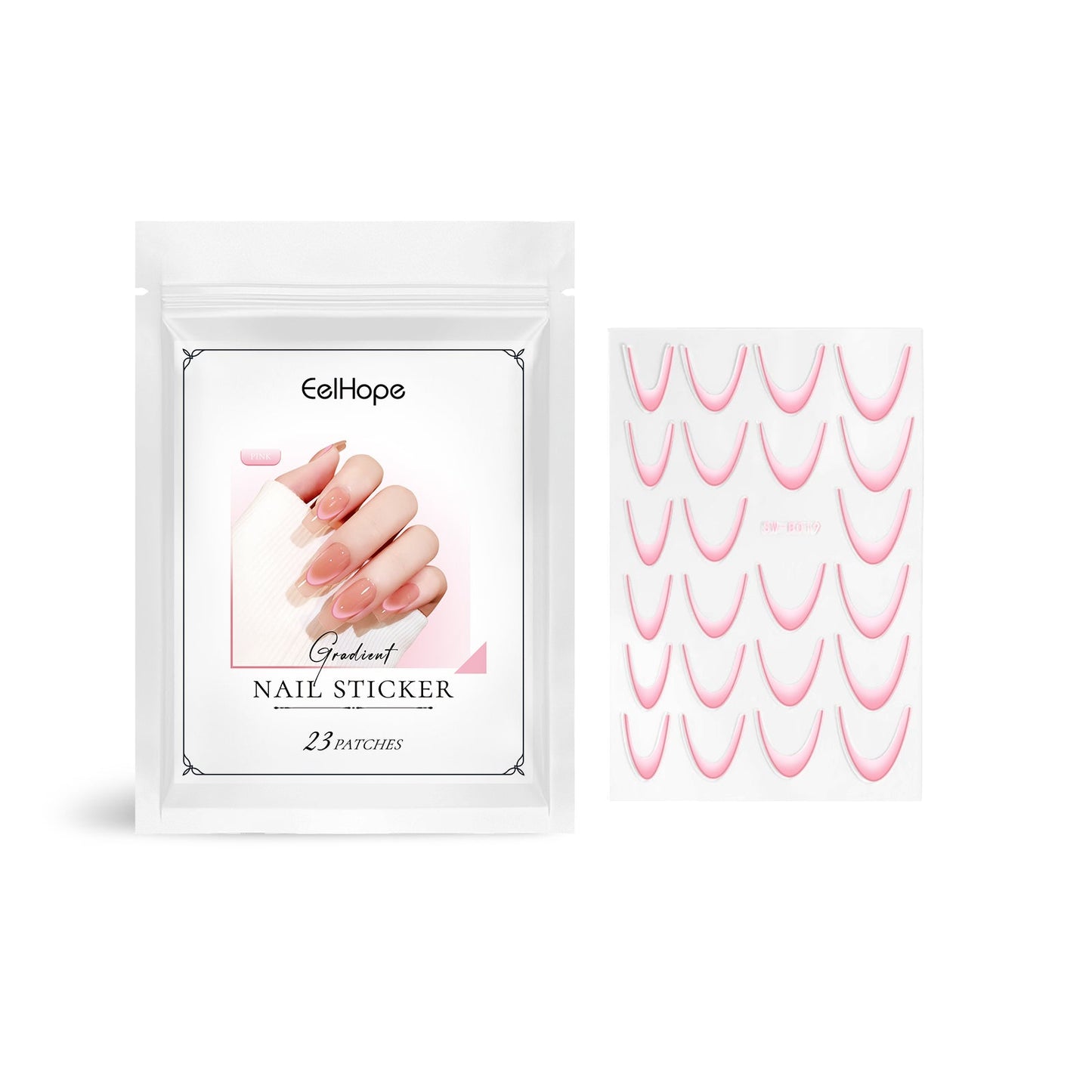 French Gradient Nail Sticker Gradient Nail Sticker Easy Nail Decor Personalized Nail Sticker