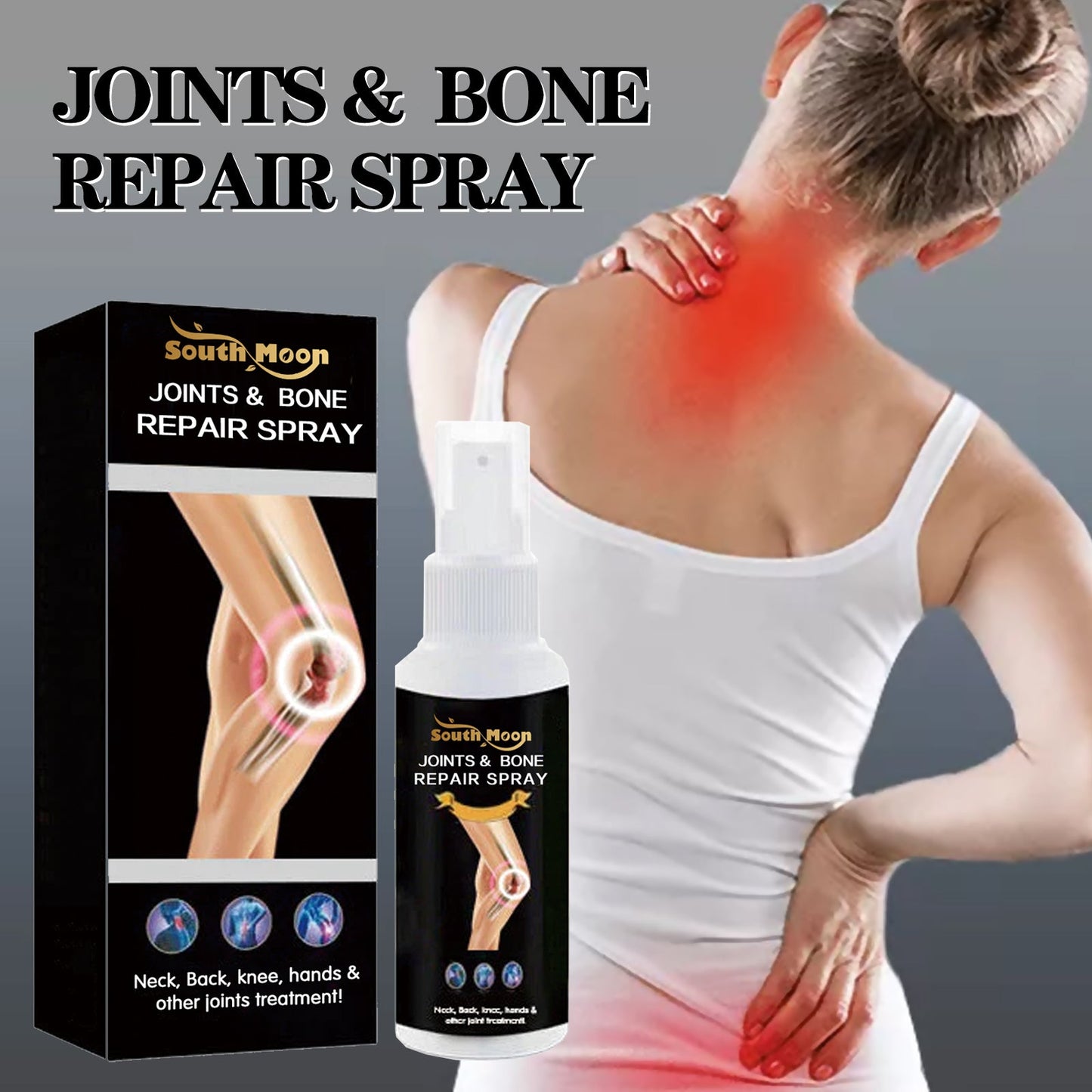 Joints & Bone Repair Spray, Relieves Shoulder, Neck, Lumbar And Joint Pain Body Discomfort Care Spray