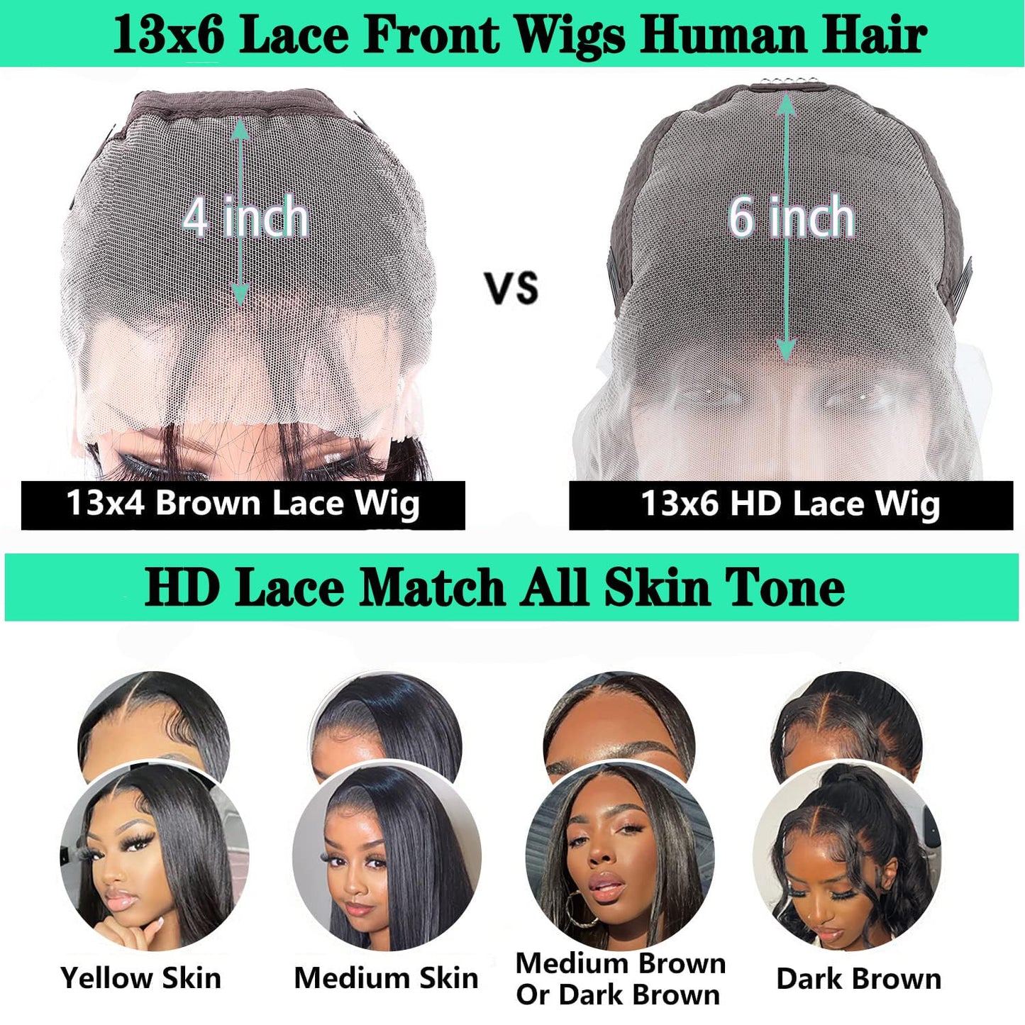Fongly 13x6 Body Wave Lace Front Wigs Human Hair Pre Plucked 200% Density Glueless Wigs Human Hair 26 Inch HD Transparent Lace Frontal Wigs Human Hair Wigs for Black Women With Baby Hair