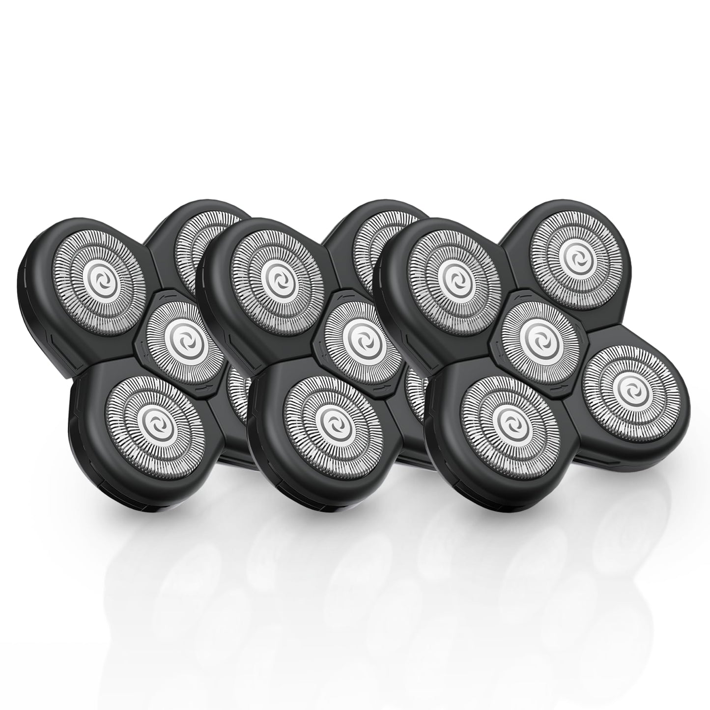 Freebird FlexSeries Blade 3 Pack Refills - No Irritation, Razor Bumps or Ingrown Hairs, Ultra-Sharp, Durable, ScalpSafe Design, QuickSnap Install, Replace Every 50 Shaves, Compatible with FlexSeries