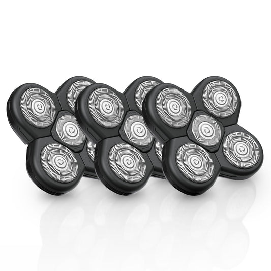 Freebird FlexSeries Blade 3 Pack Refills - No Irritation, Razor Bumps or Ingrown Hairs, Ultra-Sharp, Durable, ScalpSafe Design, QuickSnap Install, Replace Every 50 Shaves, Compatible with FlexSeries