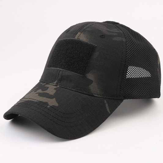 JupiterGear Military-Style Tactical Patch Hat with Adjustable Strap | Breathable & Unisex