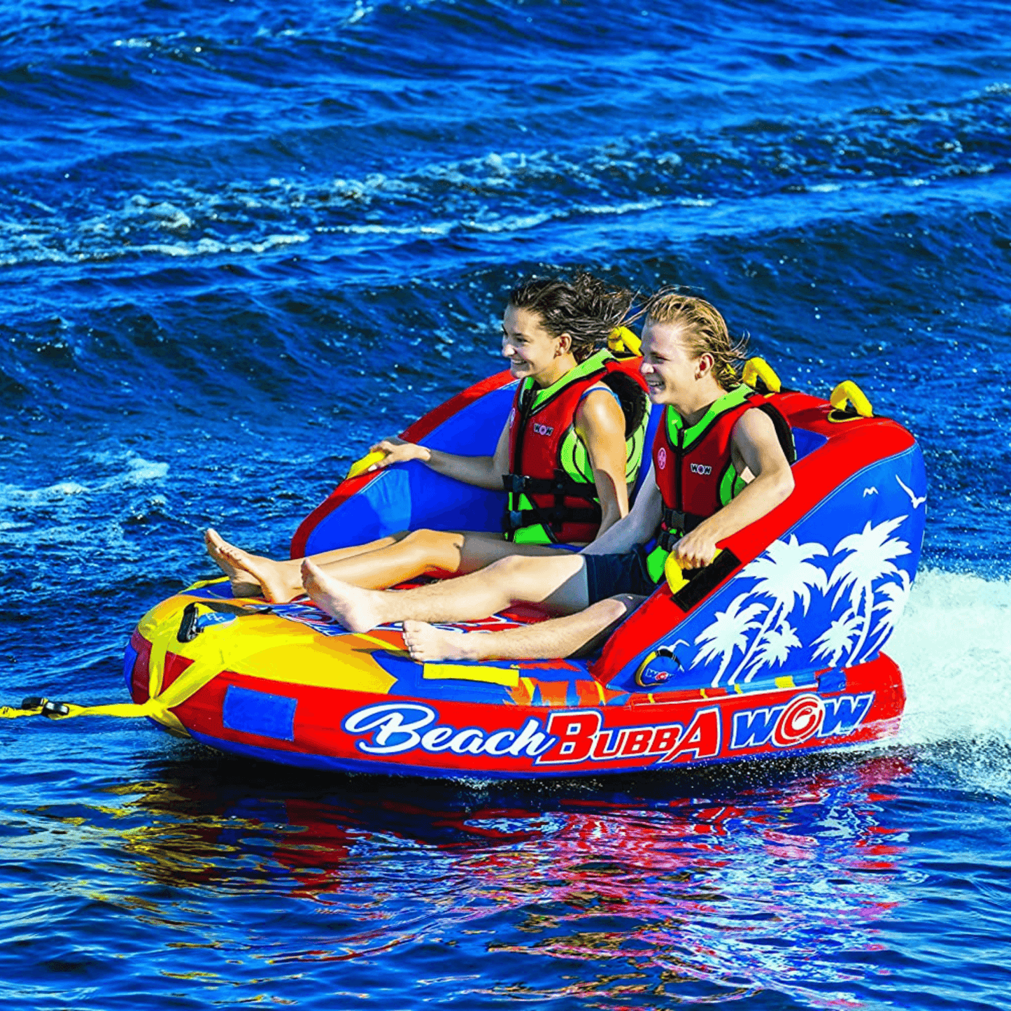 WOW Watersports Beach Bubba 2 Person 2P Towable with Foam Handles