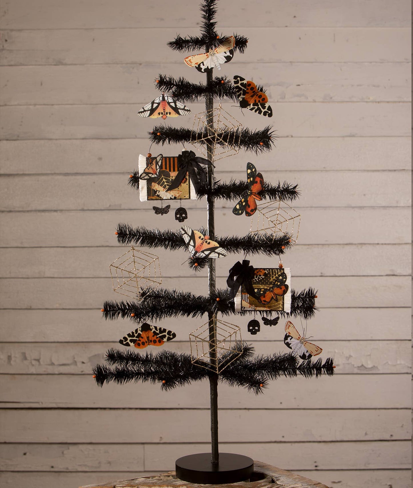 Halloween Moth Eclipse Ornaments Set of 4 LAST CHANCE!