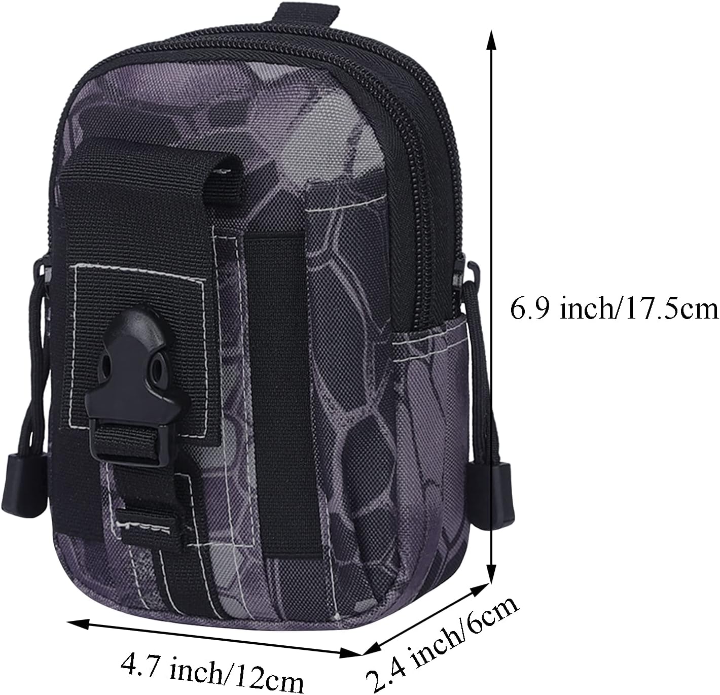 JupiterGear Tactical MOLLE Military Pouch Waist Bag for Hiking, Running and Outdoor Activities