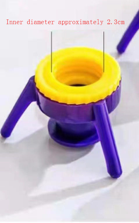 Inverted bottle cap, large, medium, small, and sub size, multifunctional three legged stand, shower gel, shampoo, leak proof bot
