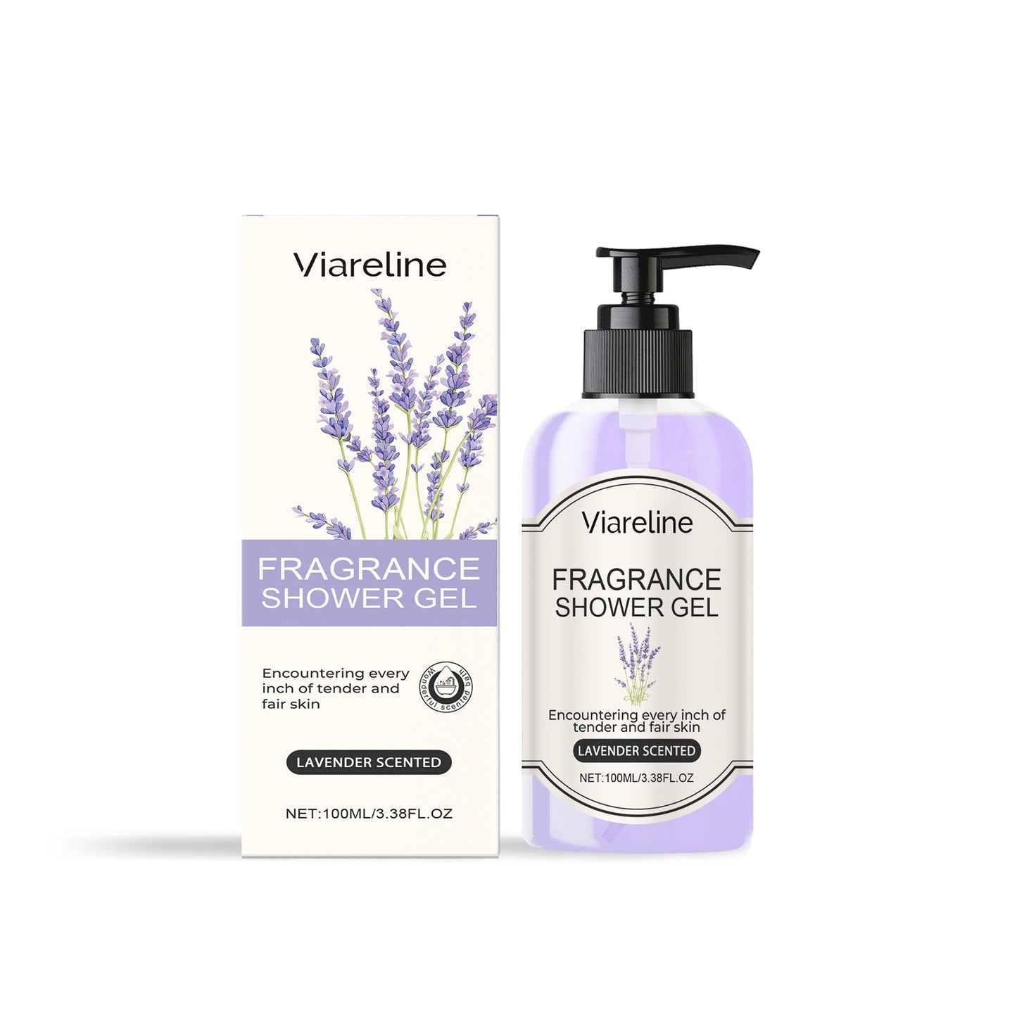 Fragrant Shower Gel (Lavender Scent) Moisturize And Moisturize Skin To Improve Dry Women's Body Wash