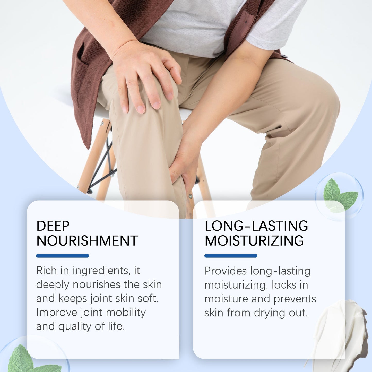 Joint Care Cooling Cream Knee Elbow Joint Massage Treatment Body Moisturizing Cream