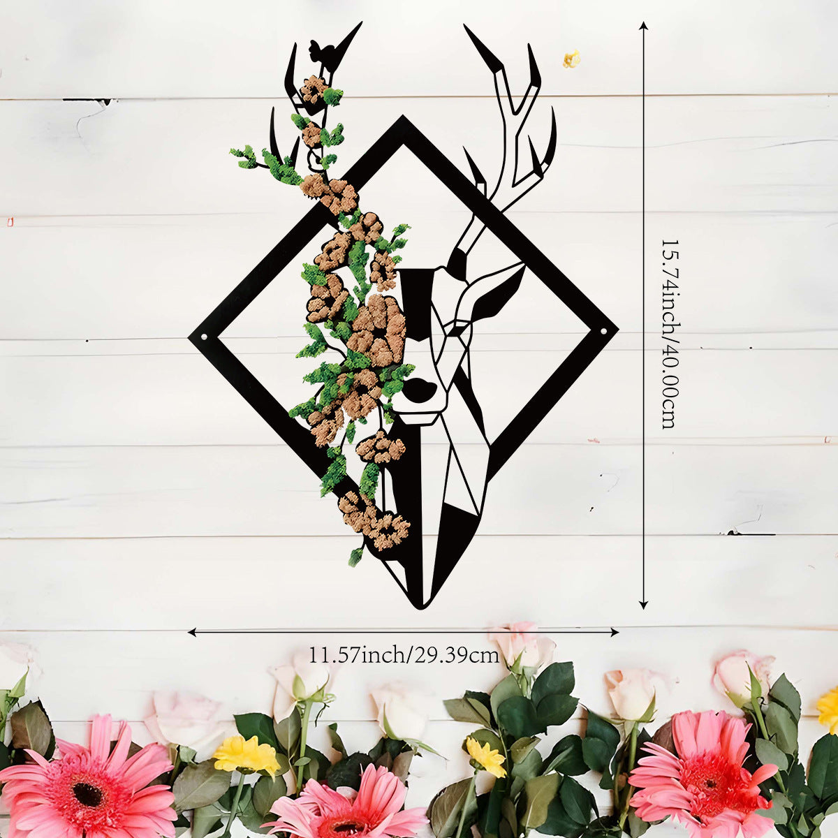 Iron animals elephants lions hummingbirds home wall hanging hardware crafts pendants metal decorations