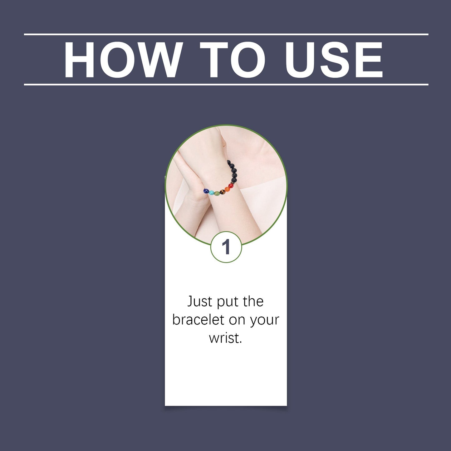 Jewelry Bracelet, Jewelry Beads String Colorful Volcanic Stone Bracelet Female Adjustable Braided Beading