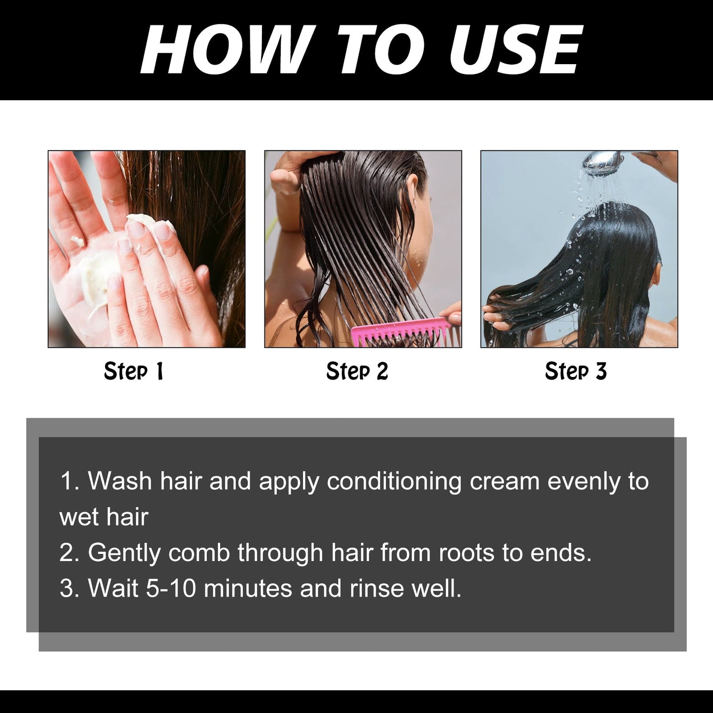 Keratin Hair Care Cream Hair Care Dry And Irritated Hair Moisturizing And Smoothing Hair Care Cream