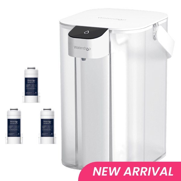 Waterdrop ED01W Countertop Electric Water Filter - 1 YEAR BUNDLE