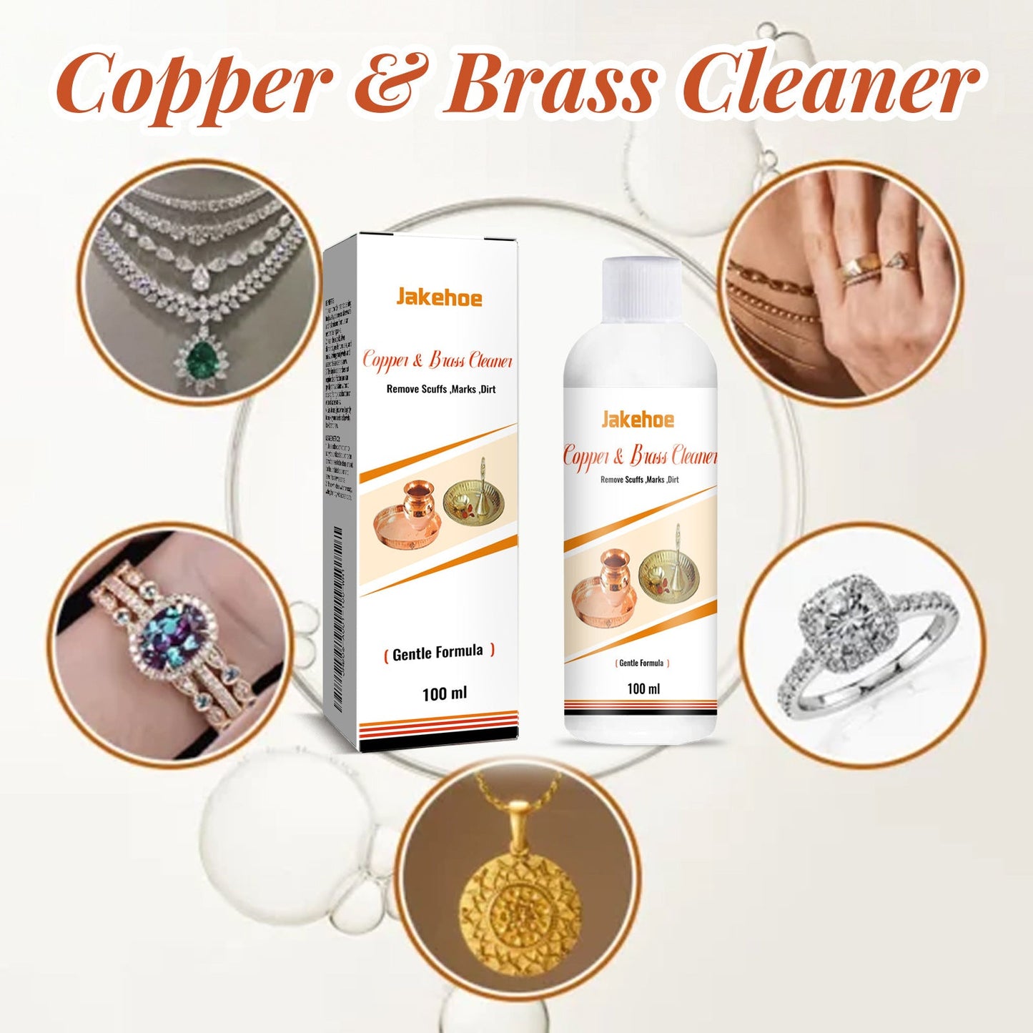 Jewelry Cleaner Jewelry Cleaner, Stain Cleaner, Antioxidation, Blackening Jewelry Care Cleaner