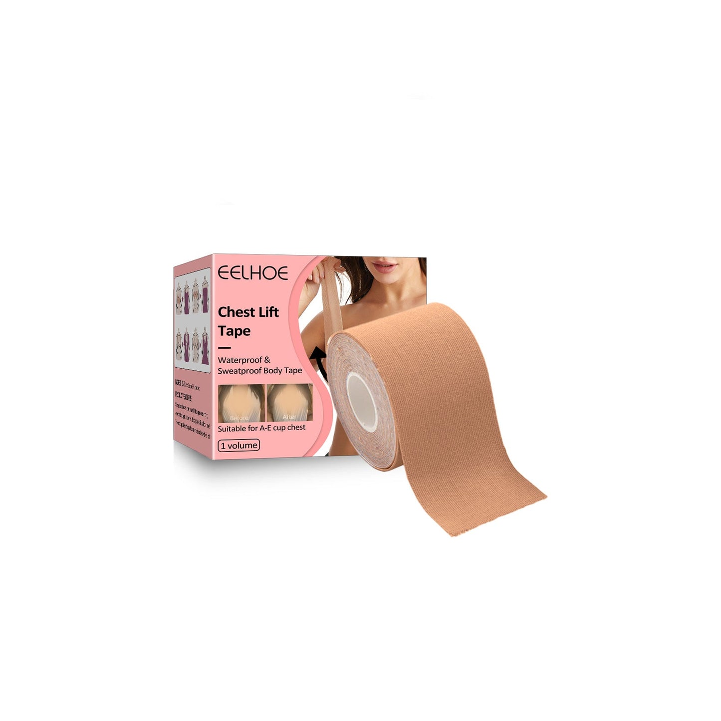 Invisible Elastic Fabric Chest Strap Anti-Sagging External Expansion Pull Up Chest Elastic Tape Invisible Chest Lift Tape