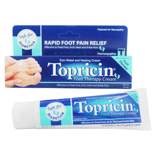 Topricin Foot Therapy Cream, 2 Oz