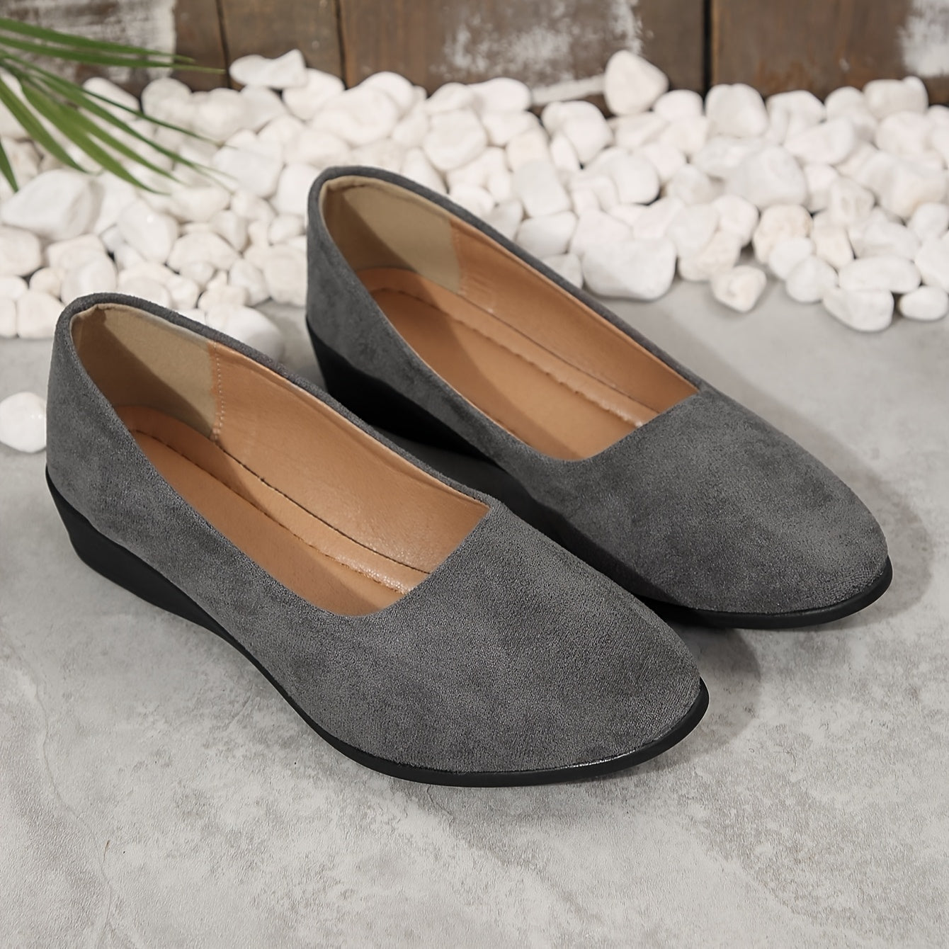 Elegant Low Heels Cushioned Non Slip Versatile Shoes