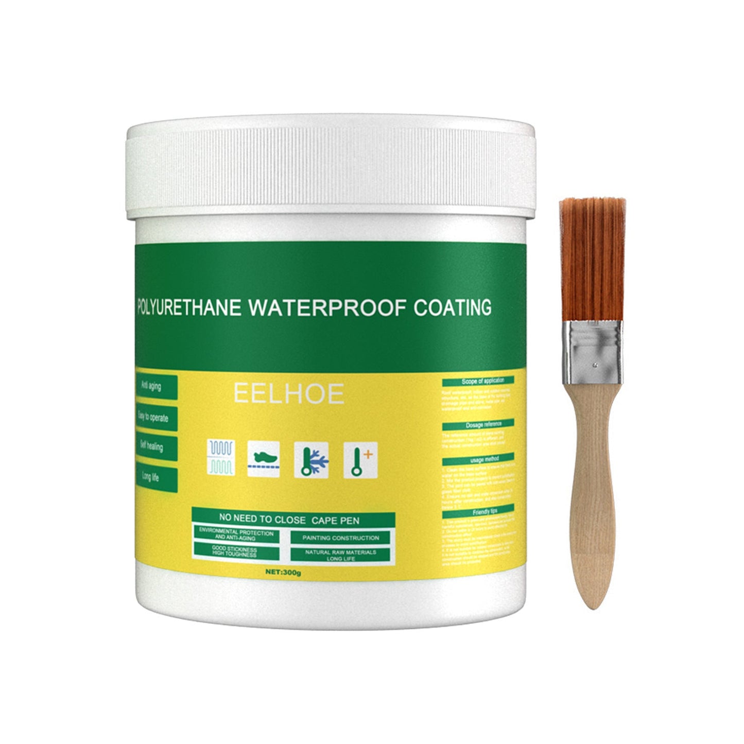 Floor Leak Waterproof Adhesive, Exterior Wall Bathroom Toilet Waterproofing Agent Brick Wall Permeable Paint