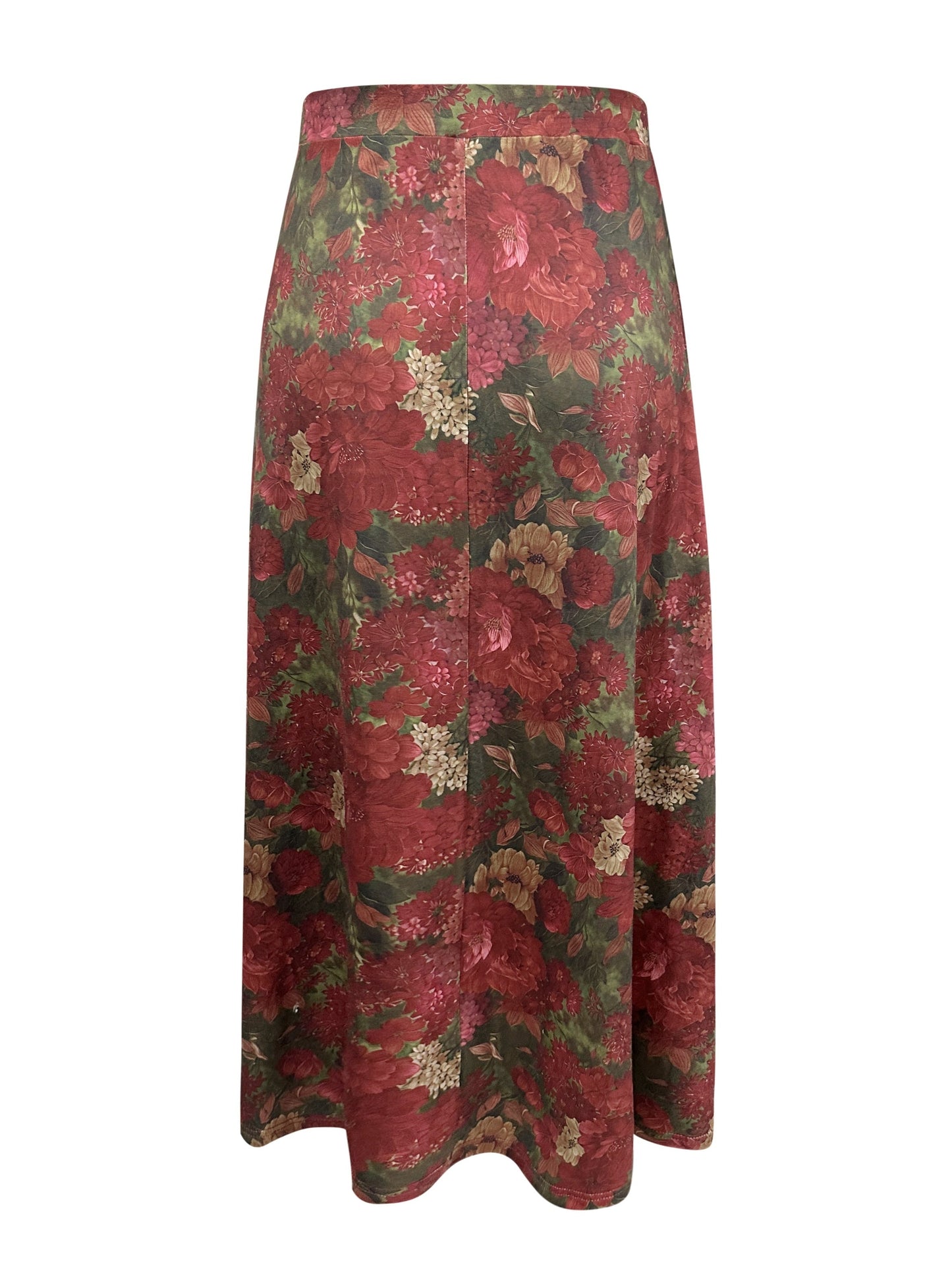 Floral High Waist A-Line Skirt Effortless Style