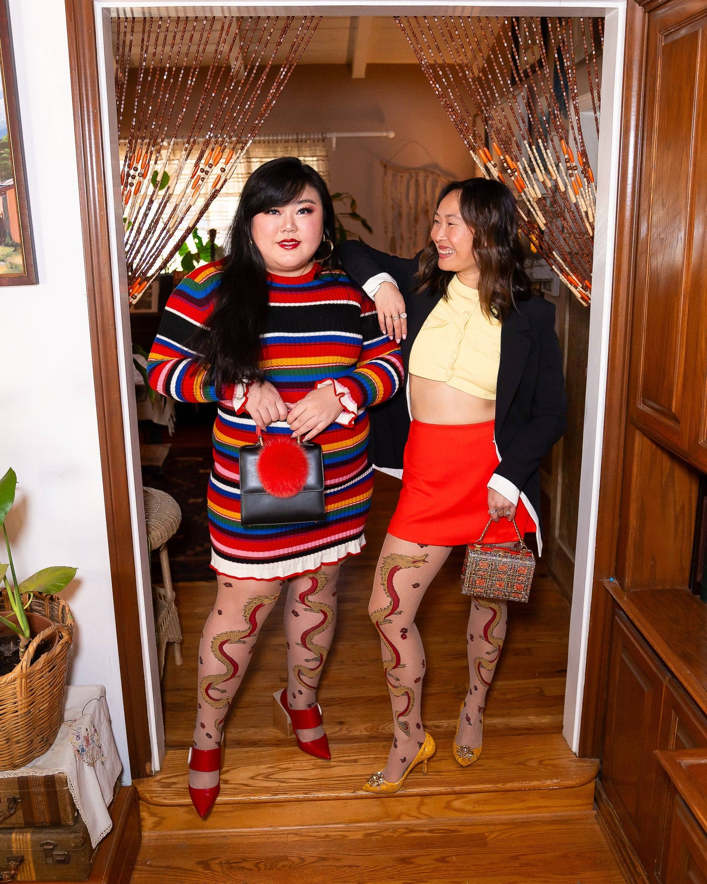 Year of the Dragon Sheer Tights