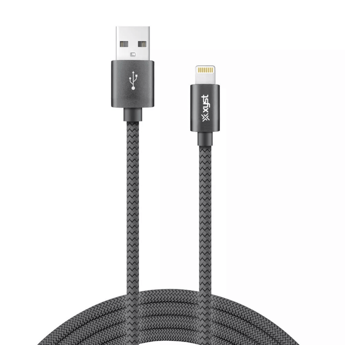 Xyst Charge and Sync USB to Lightning Braided Cable 10Ft