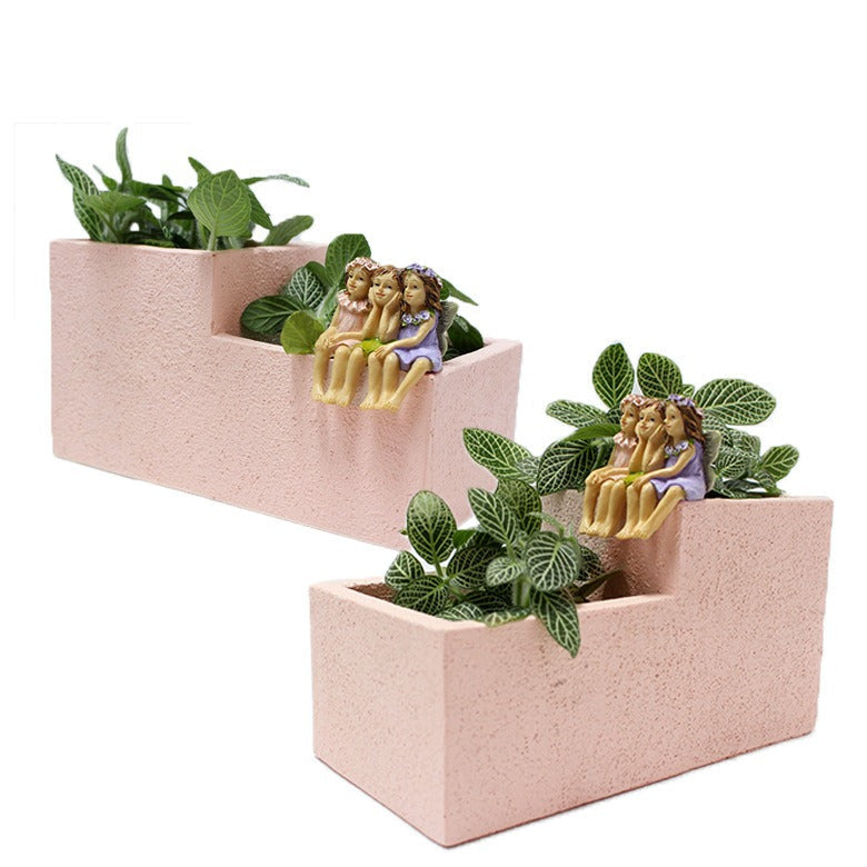 Flower Fairy Flower Pot Decoration Creative Courtyard Garden Pot Decoration