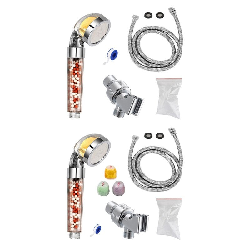 Fragrance Anion Shower Nozzle Set Adjustable Quick Connection Removable Sprinkler Basin Bathing Tub Fountain Home