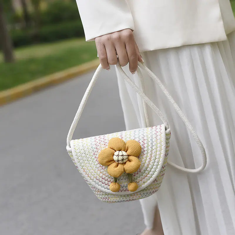 Cotton Weaving Messenger Bag