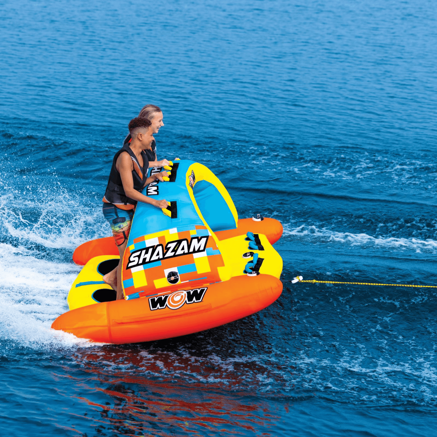 WOW Watersports DC Comics Shazam 1 and 2-Person Towable with Multiple Handles