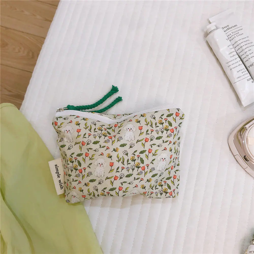 Women's Cosmetic Bag and Coin Purse Holder