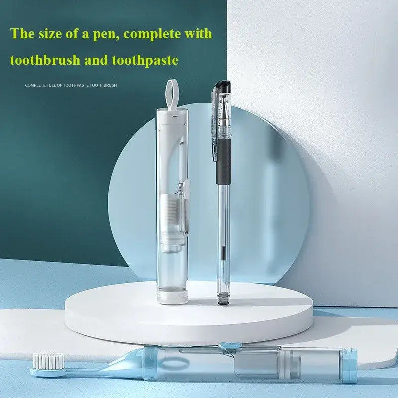 Foldable Portable Toothbrush Set
