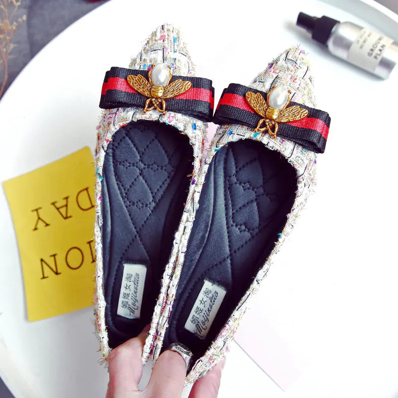 New Style  Versatile Women’s Pointed Toe Flats Versatile