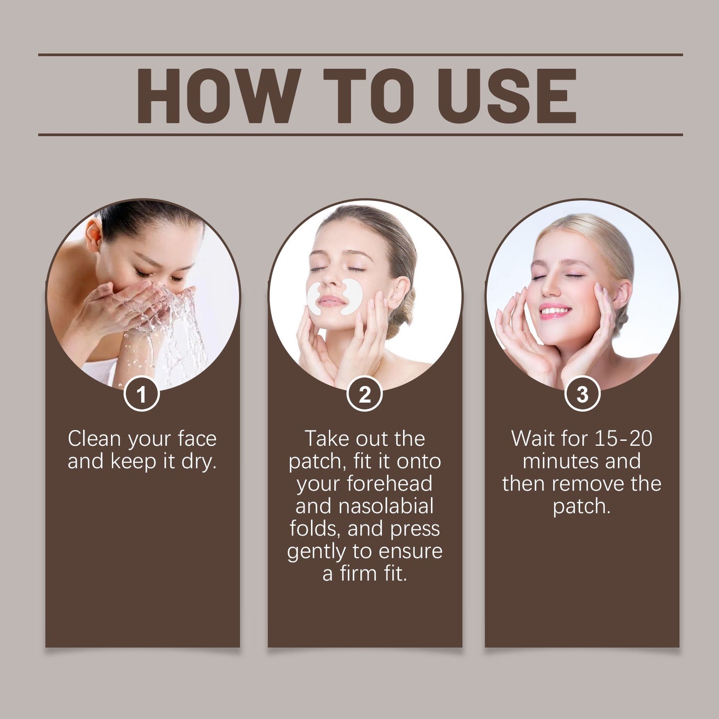 Forehead Smile Patch For Reducing Facial Wrinkles And Firming Skin Care Patch