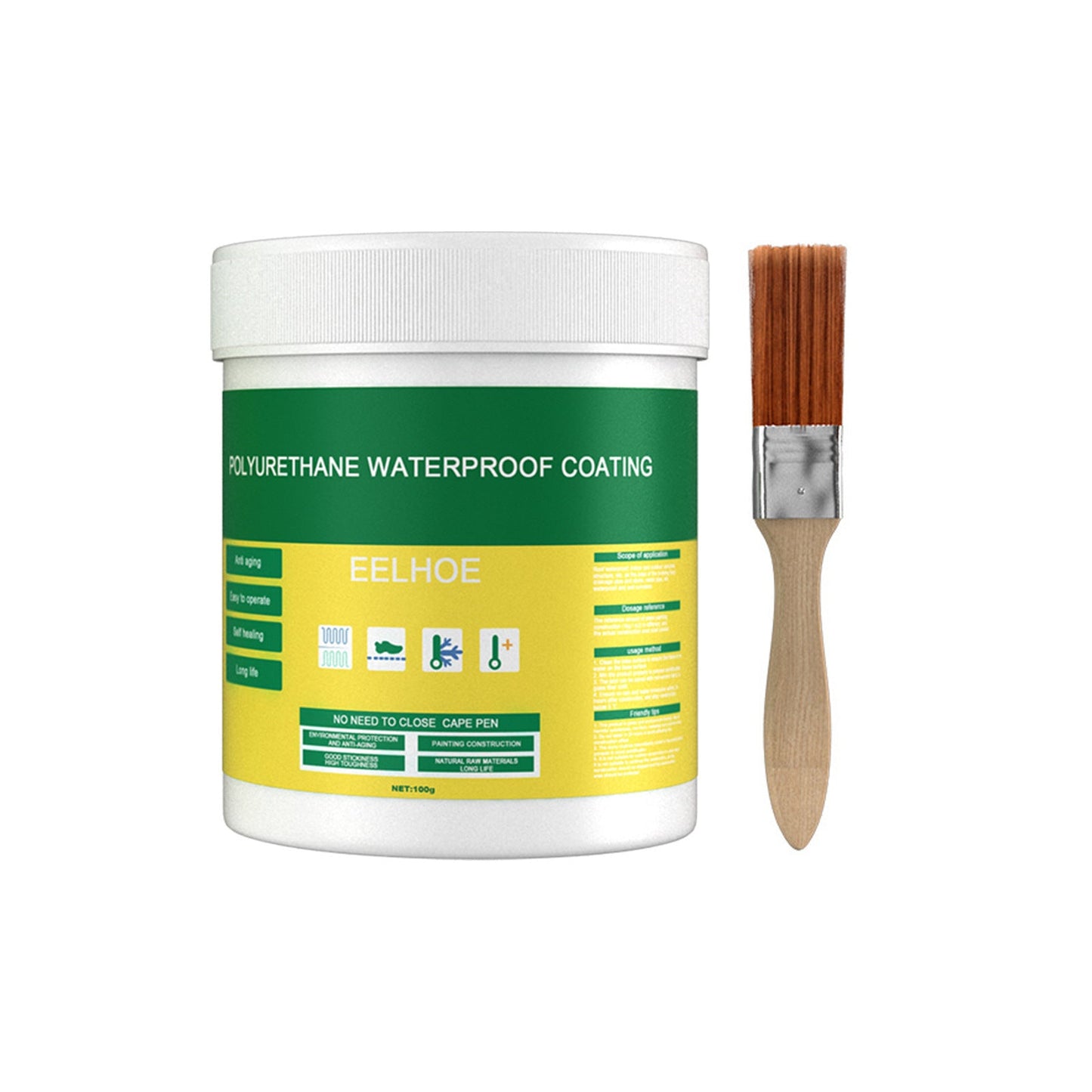 Floor Leak Waterproof Adhesive, Exterior Wall Bathroom Toilet Waterproofing Agent Brick Wall Permeable Paint