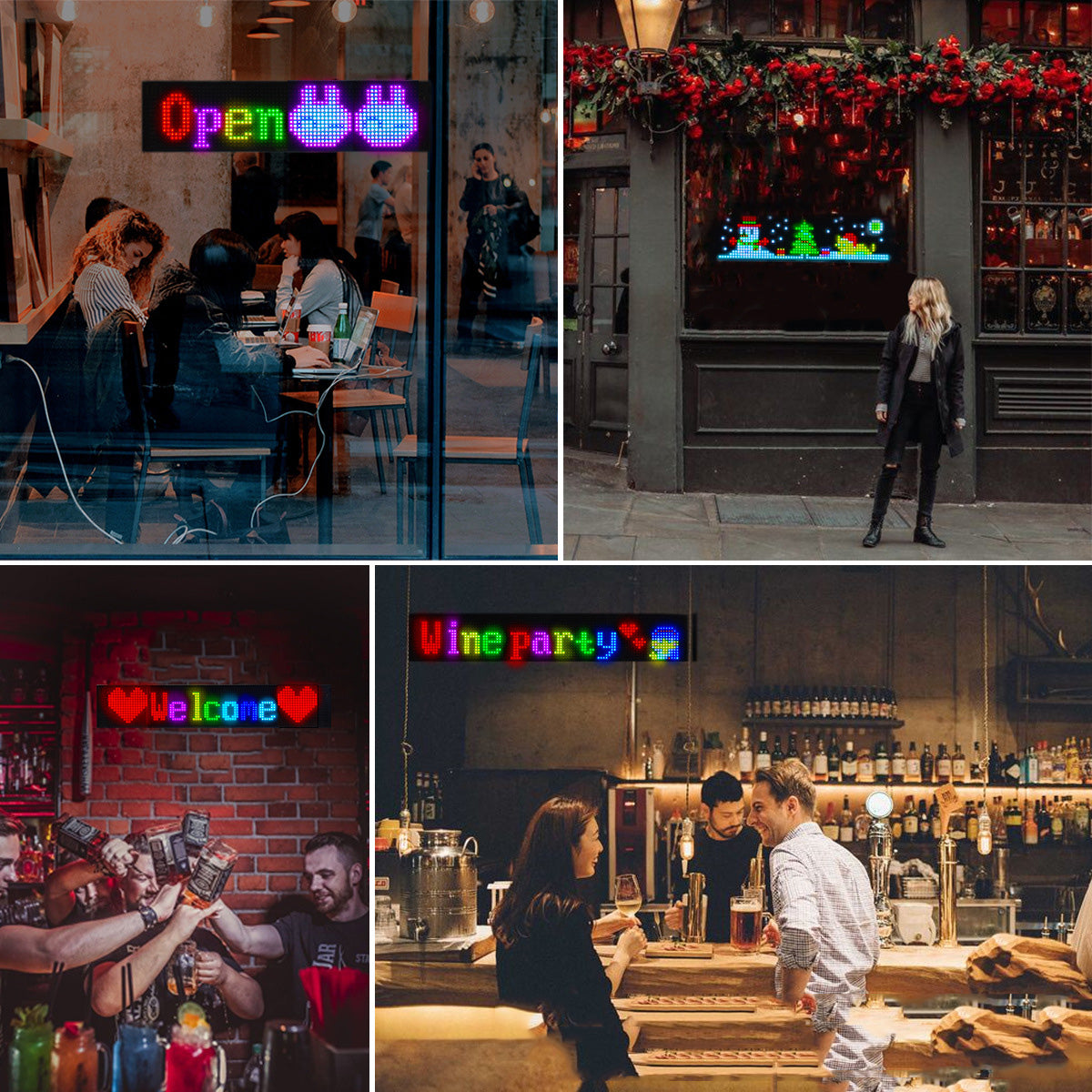 Flexible LED Advertising Screen LED Soft Panel APP Bluetooth Car Display