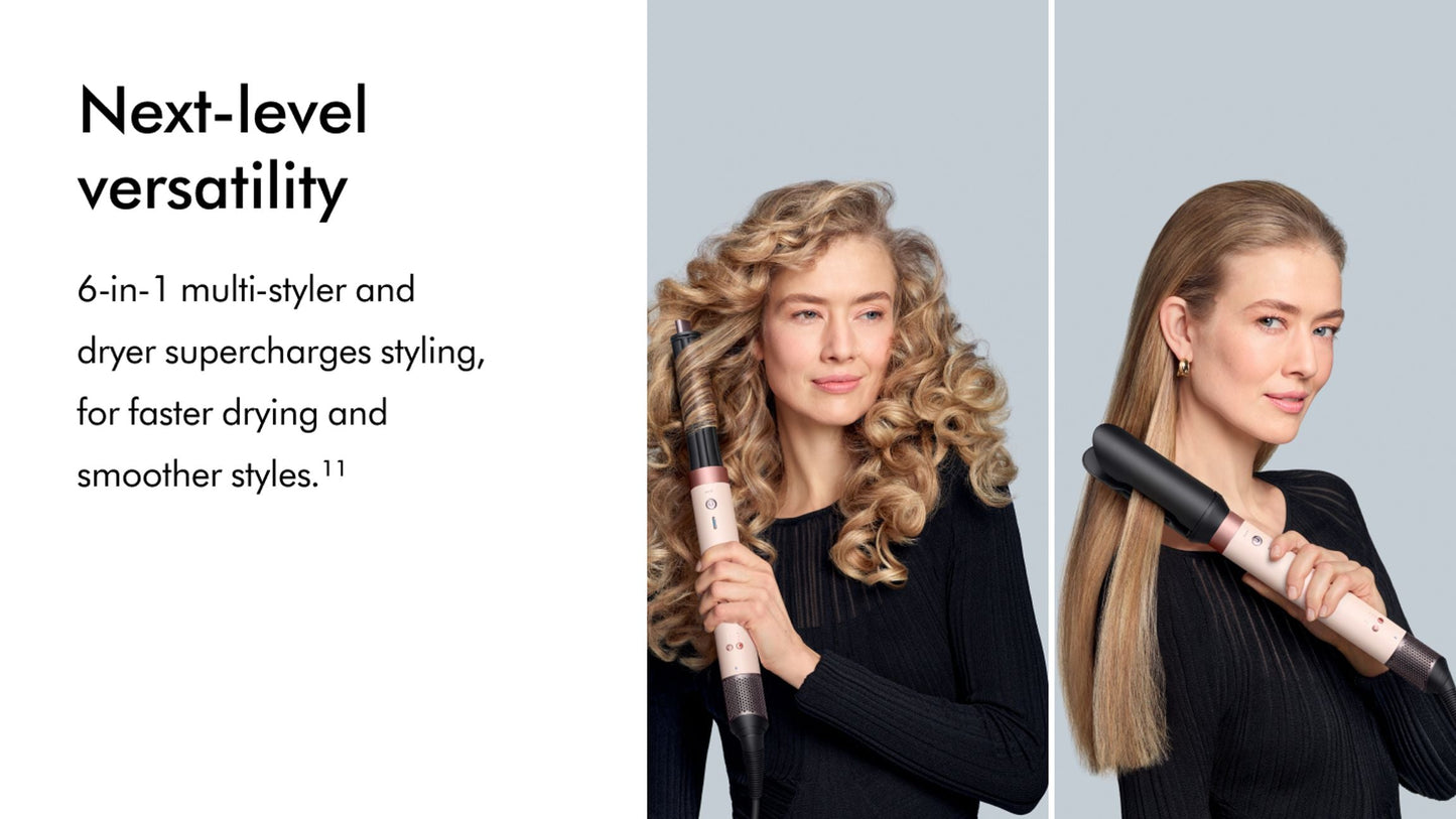 Dyson Airwrap™ Coanda2x Multi‑Styler & Dryer – Enhanced Coanda Airflow, RFID Smart Attachments, Laser‑Precise Styling, No Heat Damage – Straight + Wavy